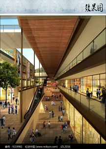 商貿(mào)城內(nèi)景效果圖